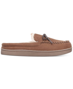 Club Room Slip-on Moccasin Slippers Tan thumbnail 2