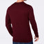 Club Room Solid Crew Neck Merino Wool Blend Sweater Red Plum