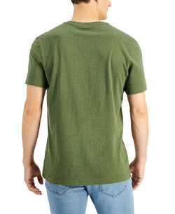 Club Room Solid Crewneck T-shirt Woodland Moss thumbnail 2