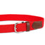 Club Room Stretch Comfort Braided Belt With Faux-leather Trim Red
