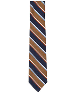 Club Room Stripe Tie Taupe thumbnail 2