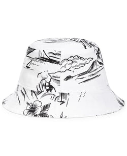 Club Room Tropical-print Bucket Hat White thumbnail 2