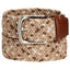 Club Room Woven Stretch Belt Khaki