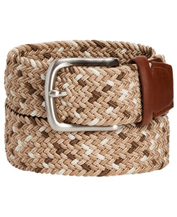 Club Room Woven Stretch Belt Khaki thumbnail 1