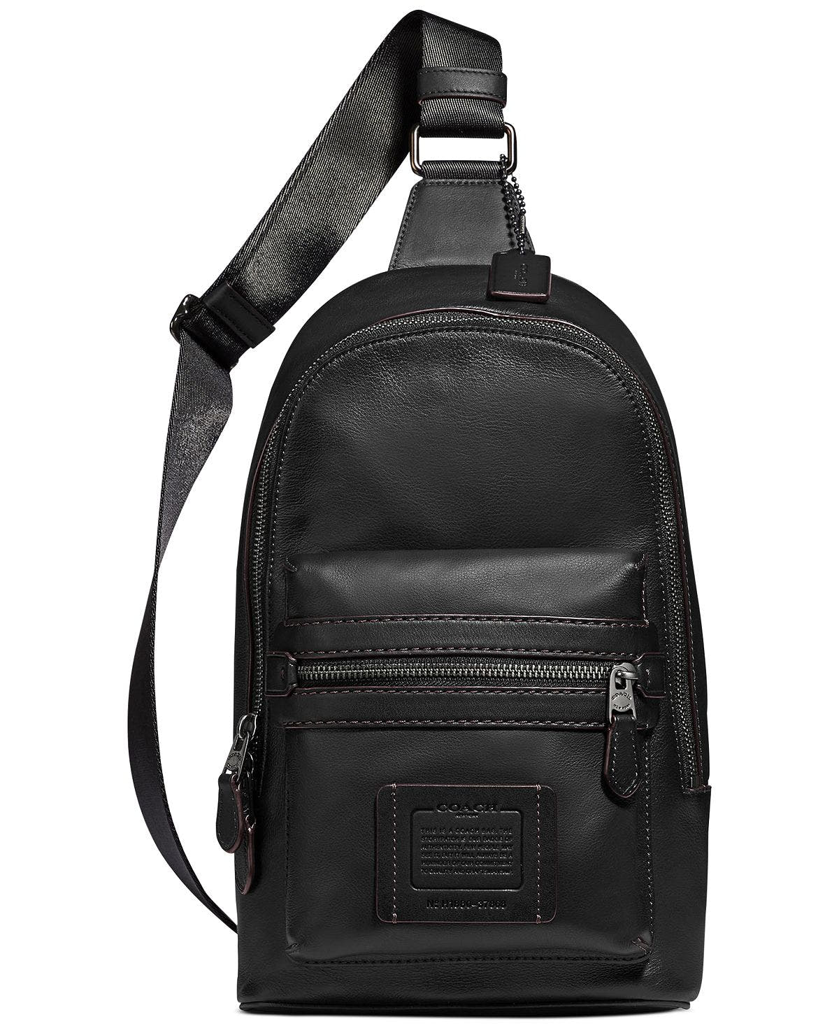 Coach Academy Leather Pack Ji/black