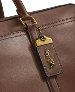 Coach Metropolitan Slim Leather Briefcase Rustcopper thumbnail 4