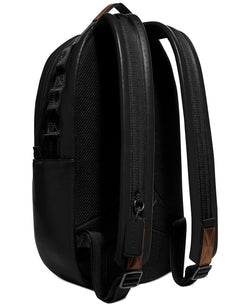 Coach Pacer Leather Backpack Black thumbnail 2