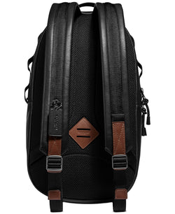 Coach Pacer Leather Backpack Black thumbnail 3