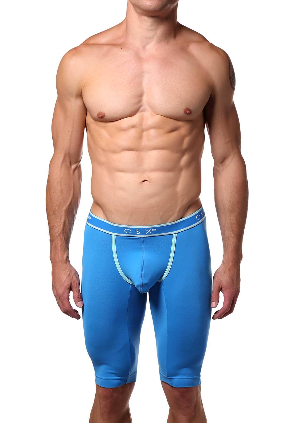 Cocksox Azure Blue Long Boxer