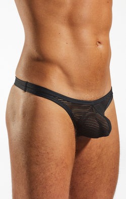 Cocksox Black Cx05sh Sheer Thong thumbnail 2