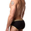 Cocksox Black/Gold-Shimmer Contour-Pouch Sports Brief