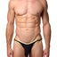 Cocksox Black/Gold-Shimmer Enhancing Pouch Brief