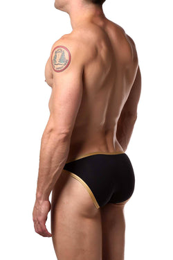 Cocksox Black/Gold-Shimmer Enhancing Pouch Brief thumbnail 2
