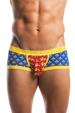 Cocksox Blue Blue/Red Conqueror Unite Contour Pouch Trunk thumbnail 2