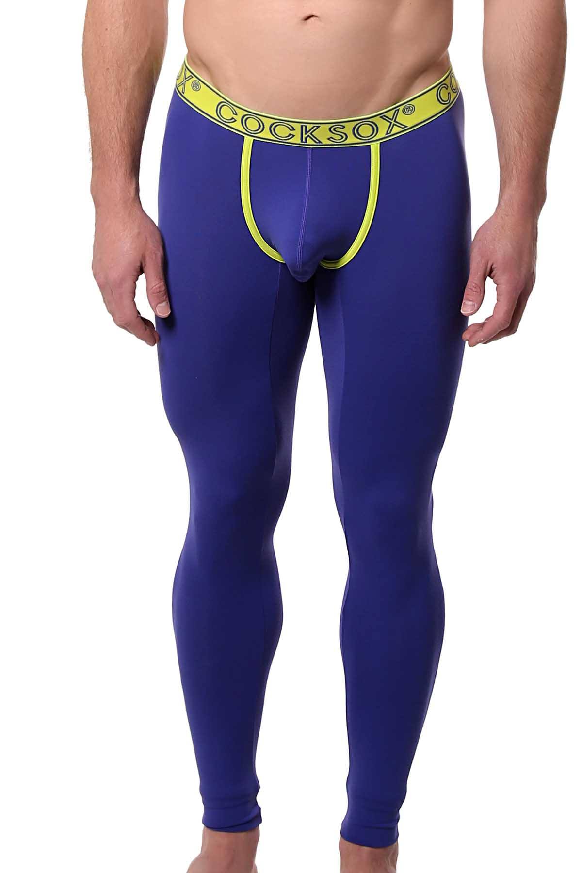 Cocksox Crystal-Blue Contour-Pouch Long John