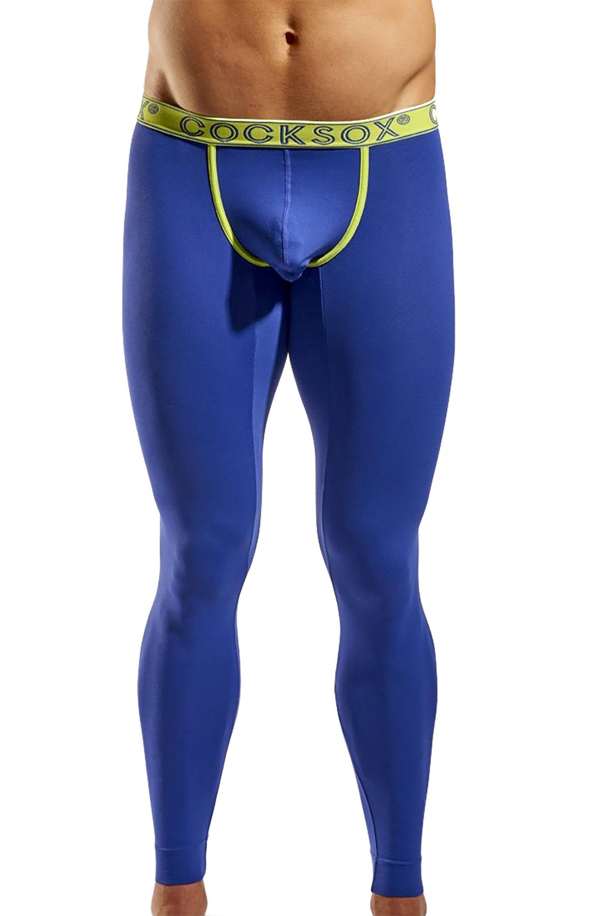 Cocksox Crystal-Blue Contour-Pouch Long John