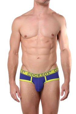 Cocksox Crystal Blue Contour Pouch Sports Brief thumbnail 3