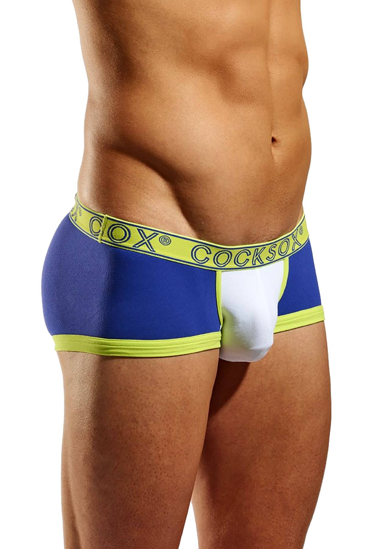 Cocksox Crystal Blue Contour Pouch Trunk