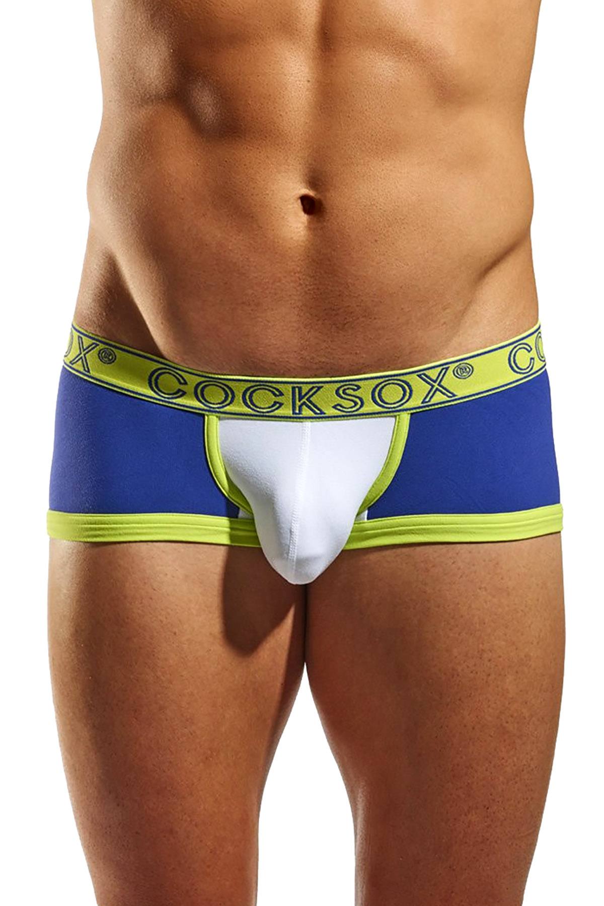 Cocksox Crystal Blue Contour Pouch Trunk