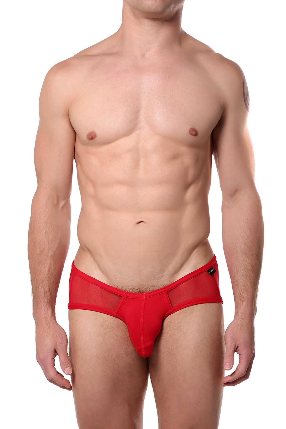 Cocksox Emperor-Red Contour-Pouch Sheer Sports Brief