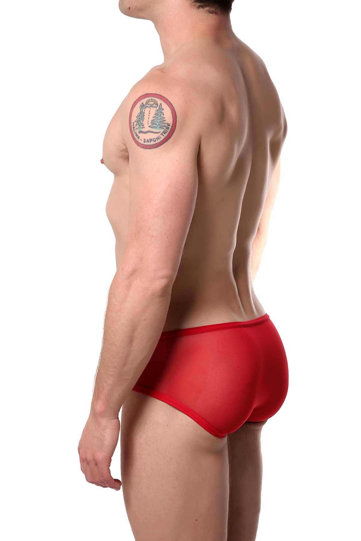 Cocksox Emperor-Red Contour-Pouch Sheer Sports Brief