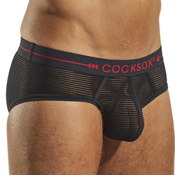 Cocksox Eros Black CX76SH Sheer Sports Brief thumbnail 3