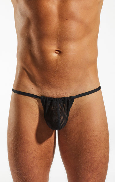 Cocksox Eros Black Cx14sh Sheer Men's G-string