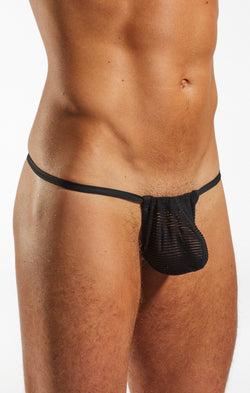 Cocksox Eros Black Cx14sh Sheer Men's G-string thumbnail 2
