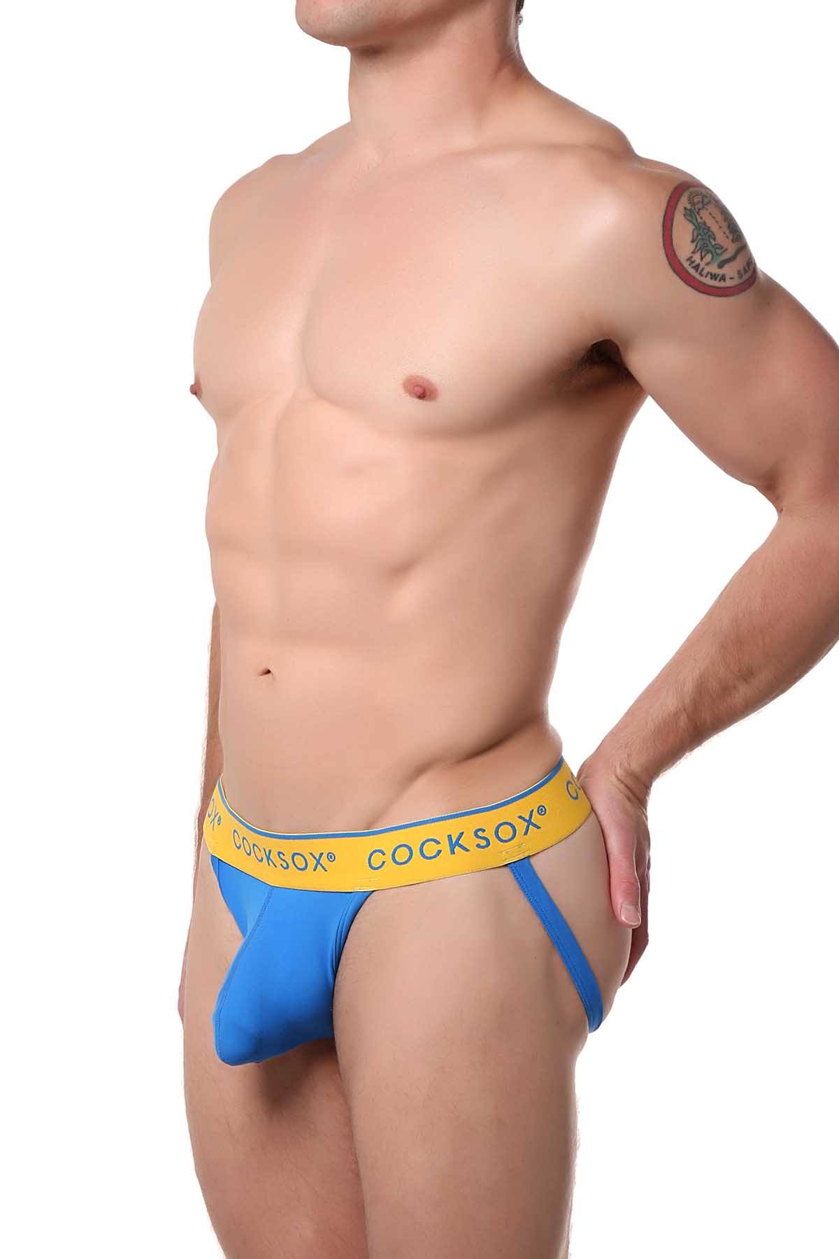 Cocksox Fervent-Blue Enhancing-Pouch Jockstrap