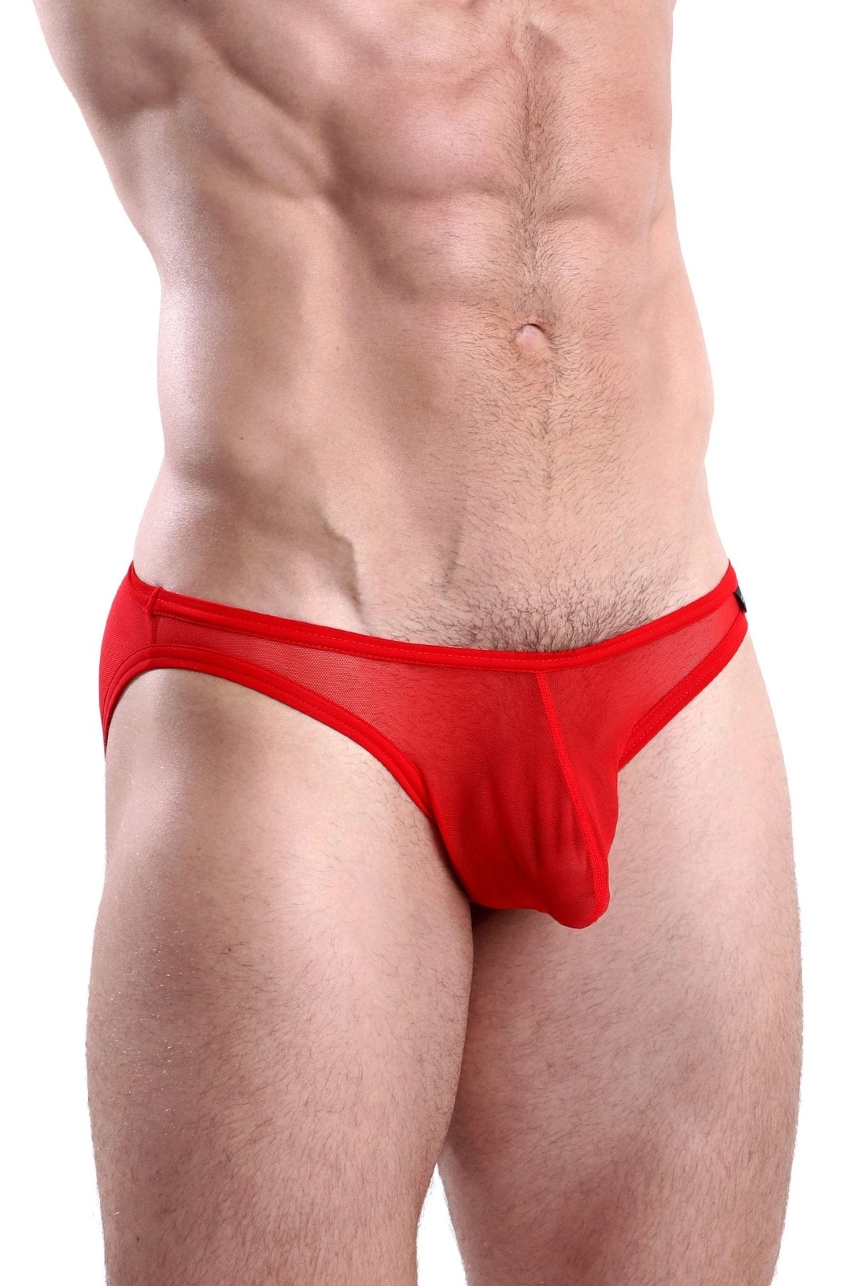 Cocksox Fiery Red CX01ME Mesh Brief