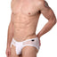 Cocksox Frost-White Contour-Pouch Sheer Sports Brief