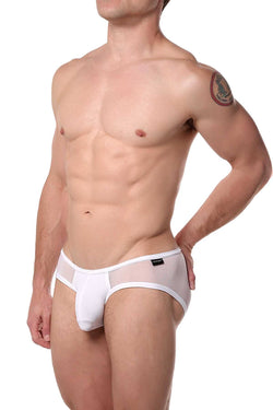 Cocksox Frost-White Contour-Pouch Sheer Sports Brief thumbnail 1