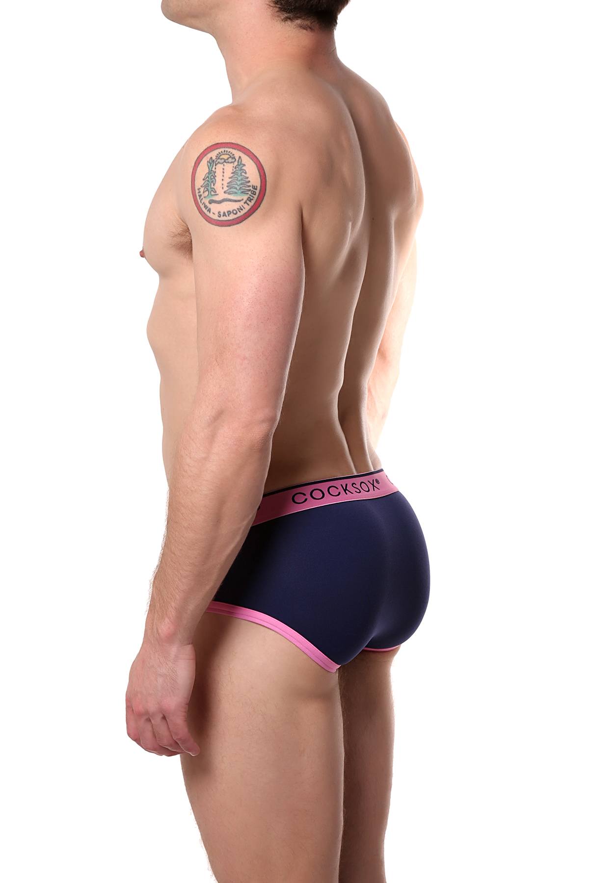 Cocksox Gothic-Blue Contour-Pouch Sports Brief
