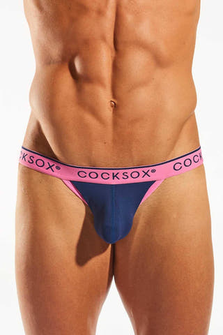 Cocksox Gothic-Blue Enhancing-Pouch Bikini Brief