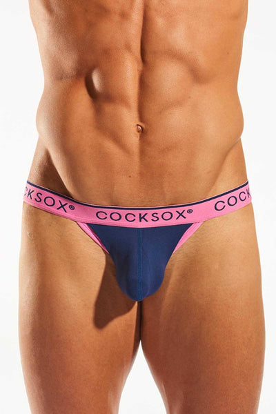 Cocksox Gothic-Blue Enhancing-Pouch Bikini Brief