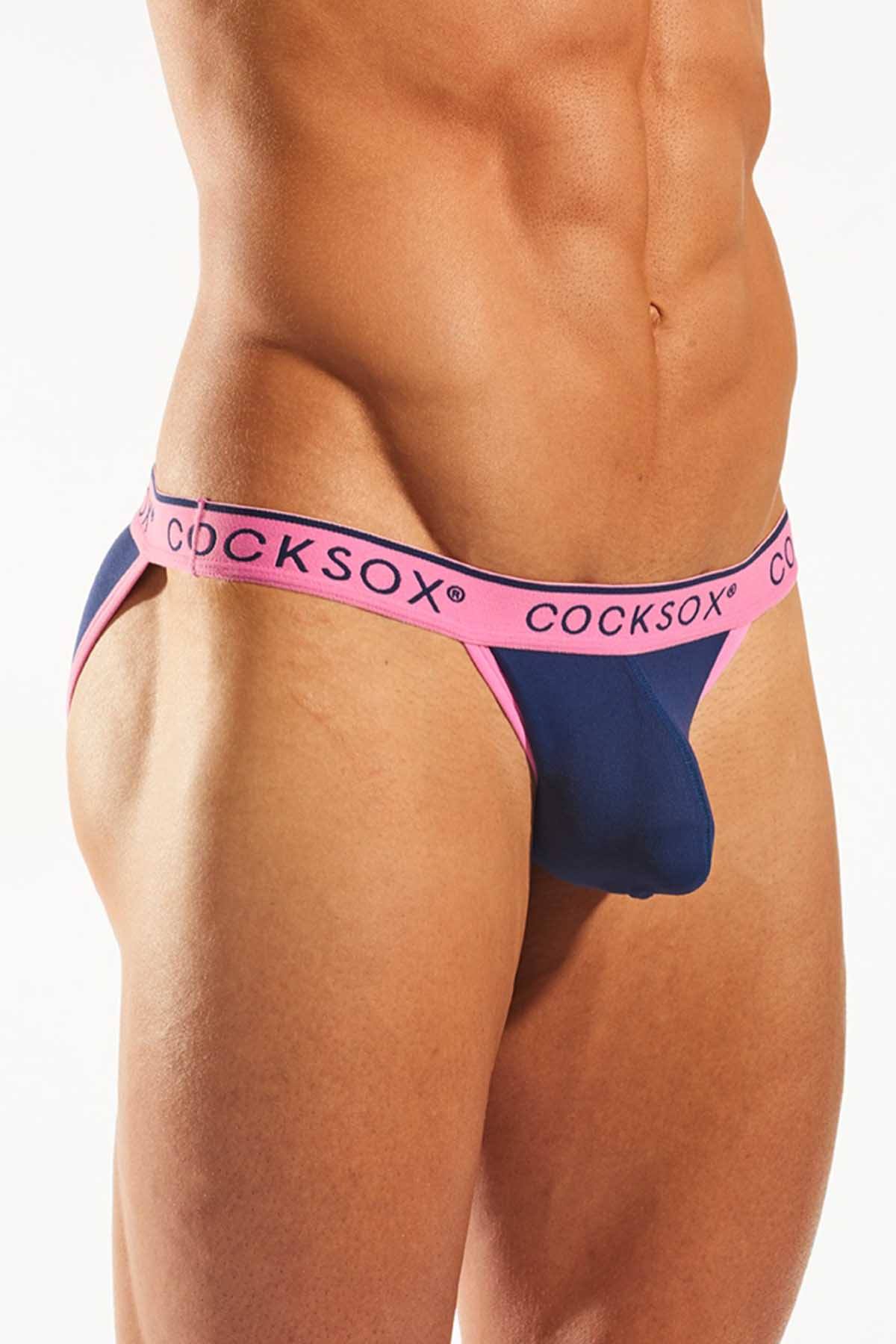 Cocksox Gothic-Blue Enhancing-Pouch Bikini Brief