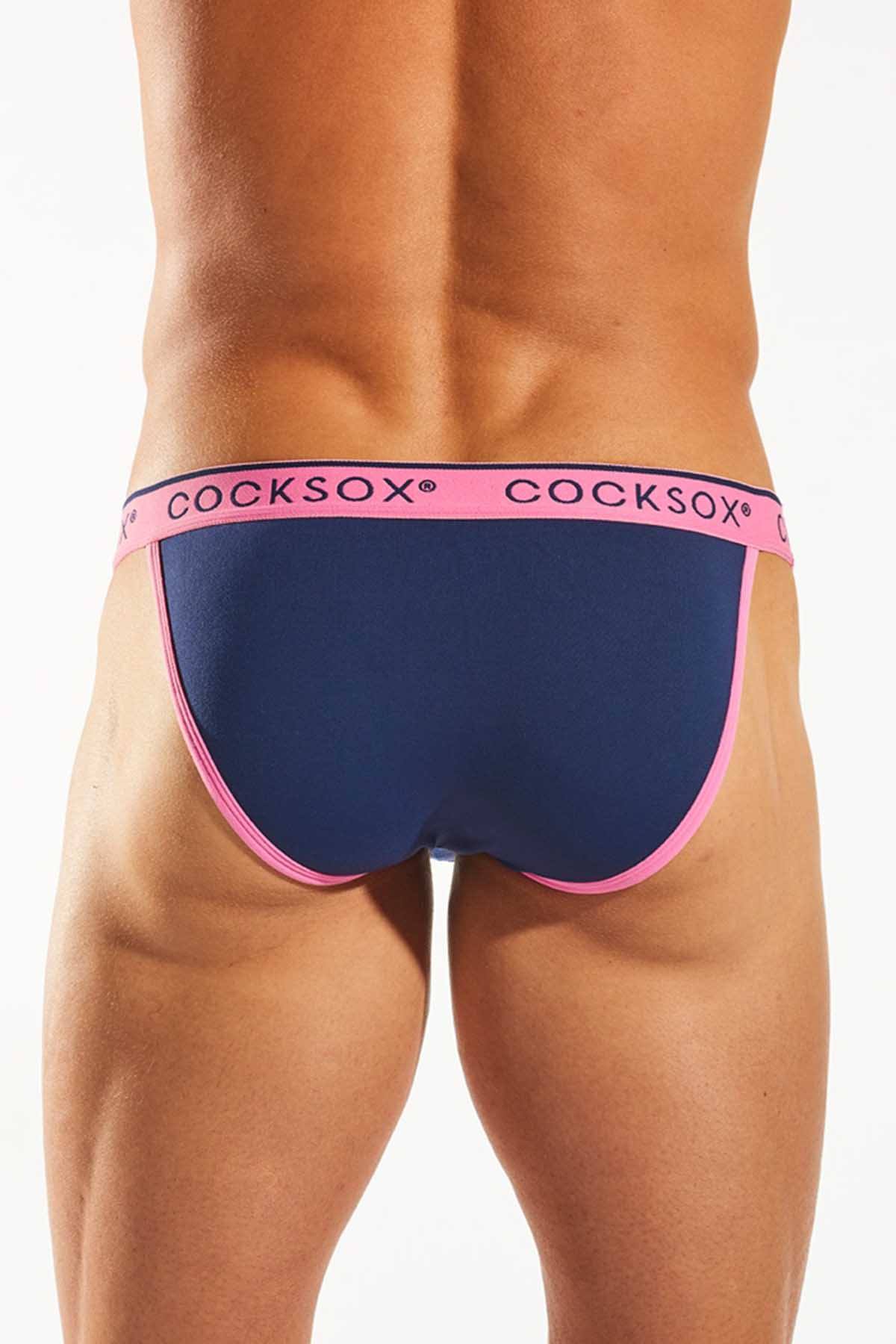 Cocksox Gothic-Blue Enhancing-Pouch Bikini Brief