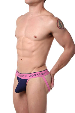 Cocksox Gothic-Blue Enhancing-Pouch Jockstrap thumbnail 1