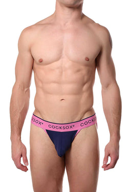 Cocksox Gothic-Blue Enhancing-Pouch Jockstrap thumbnail 2