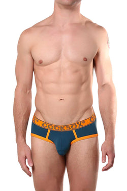 Cocksox Ink-Blue Contour-Pouch Sports Brief thumbnail 1