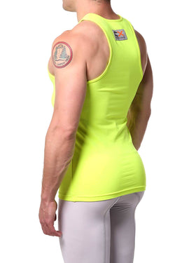 Cocksox Ion Yellow CX Active Racerback Tanktop thumbnail 2