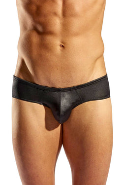 Cocksox Lavish-Black Gala Wet-Look Boy-Leg Swim Brief thumbnail 1