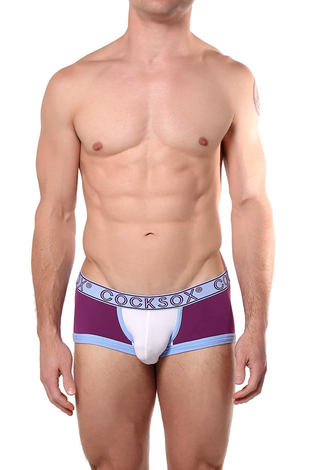 Cocksox Luscious-Purple Contour-Pouch Trunk