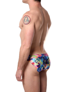Cocksox Multi-Color Kaleidoscopic Swim Brief thumbnail 3