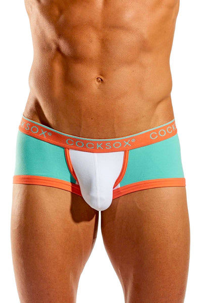 Cocksox Ocean-Blue Contour-Pouch Trunk