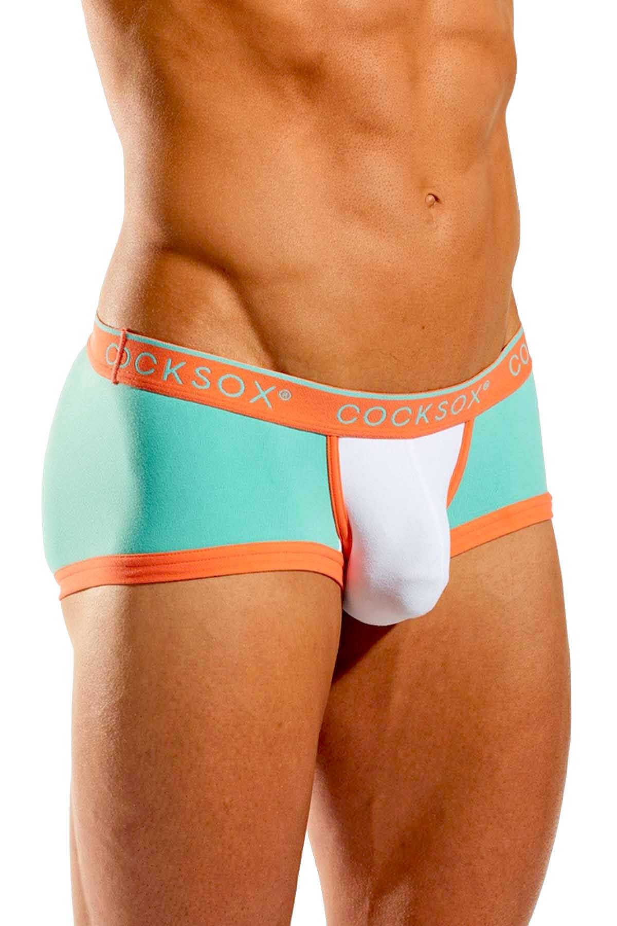 Cocksox Ocean-Blue Contour-Pouch Trunk