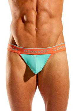 Cocksox Ocean-Blue Enhancing-Pouch Jockstrap thumbnail 4