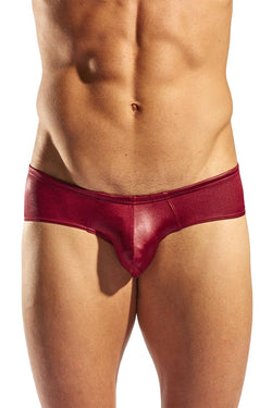 Cocksox Platinum-Red Gala Wet-Look Boy-Leg Swim Brief thumbnail 1