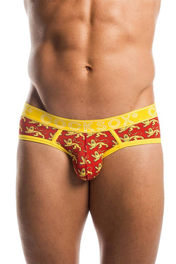 Cocksox Red Conqueror Printed Sports Brief thumbnail 2