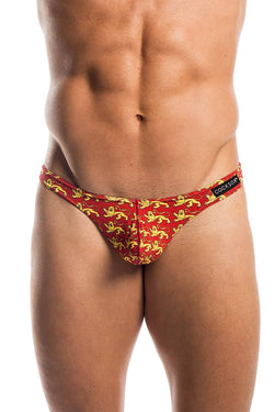 Cocksox Red Conqueror Printed Thong thumbnail 2